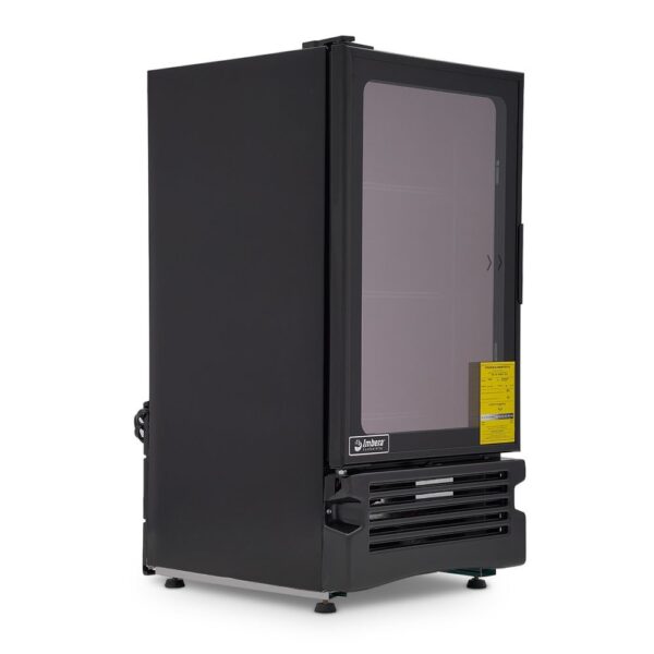 Imbera Cobalt VR-04 Refrigerador Color Negro 1 Puerta de Cristal