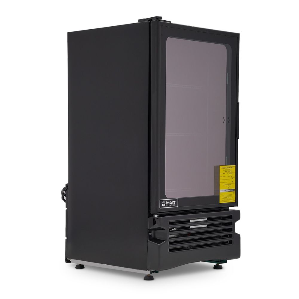 Imbera Cobalt VR-04 Refrigerador Color Negro 1 Puerta de Cristal