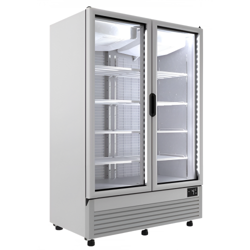 Imbera VFD43 Congelador Vertical Color Blanco 2 Puertas de Cristal