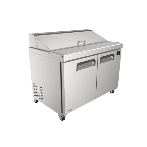 Imbera SPT48-2P Mesa Refrigerada Con 2 Puertas 2 Parrillas 12 insertos