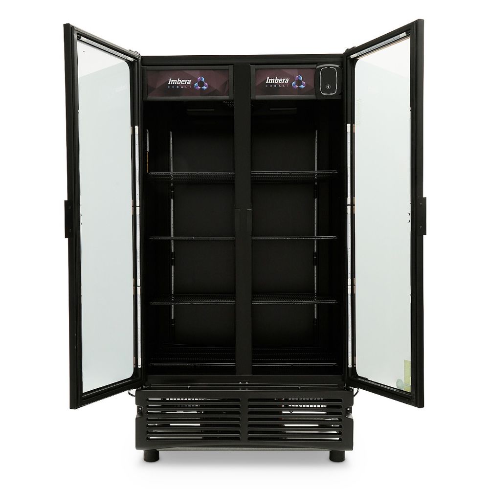 Imbera Cobalt VR-26 Refrigerador Color Negro 2 Puertas de Cristal - Imagen 8