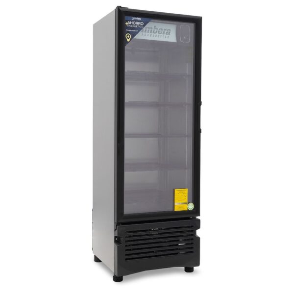 Imbera VR-12 Refrigerador Acero Inoxidable 1 Puerta de Cristal