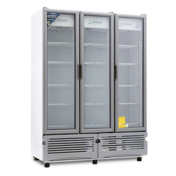 Imbera G342 Refrigerador 3 Puertas de Cristal