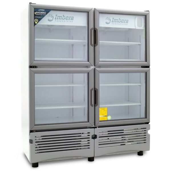 Imbera VRQ-35 Refrigerador 4 Puertas de Cristal